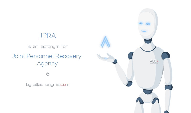 JPRA Joint Personnel Recovery Agency