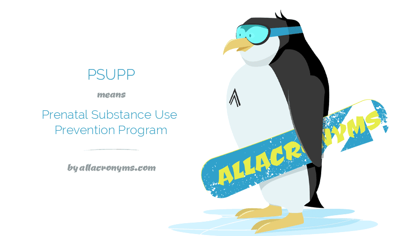 PSUPP Prenatal Substance Use Prevention Program