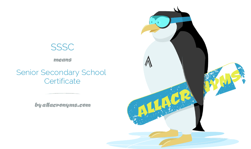 sssc-senior-secondary-school-certificate