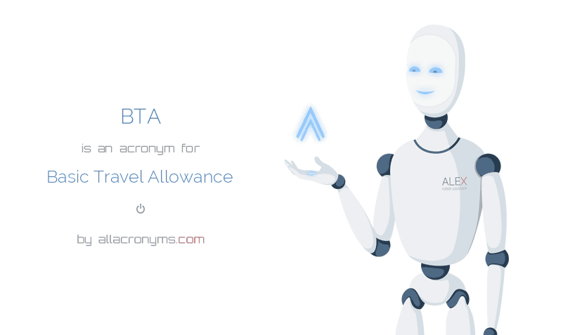 meaning of bta for travel