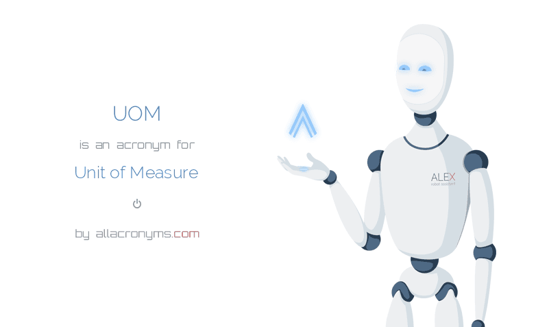 UOM Unit of Measure