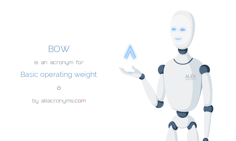 bow-basic-operating-weight