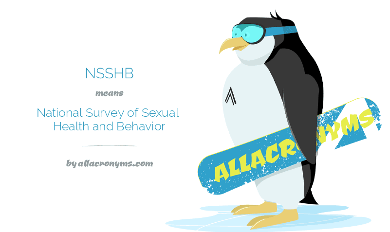 NSSHB National Survey of Sexual Health and Behavior