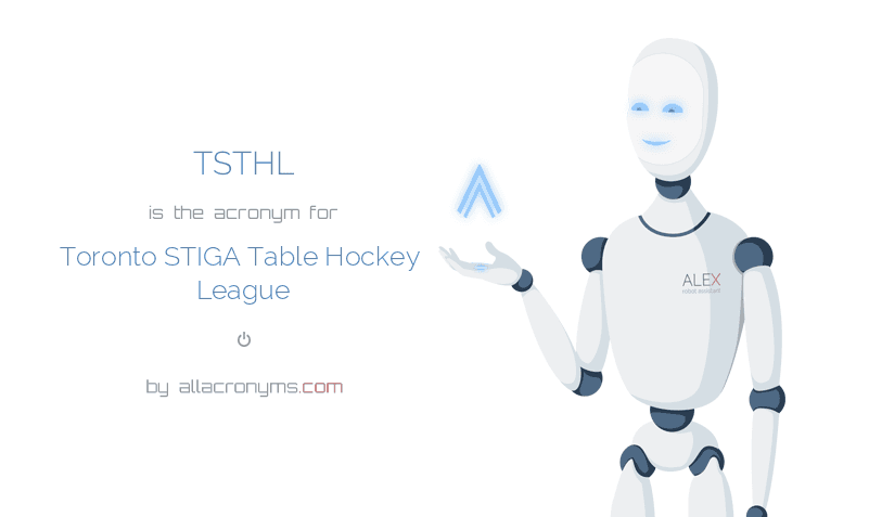 Tsthl Toronto Stiga Table Hockey League