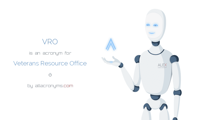 Vro Veterans Resource Office