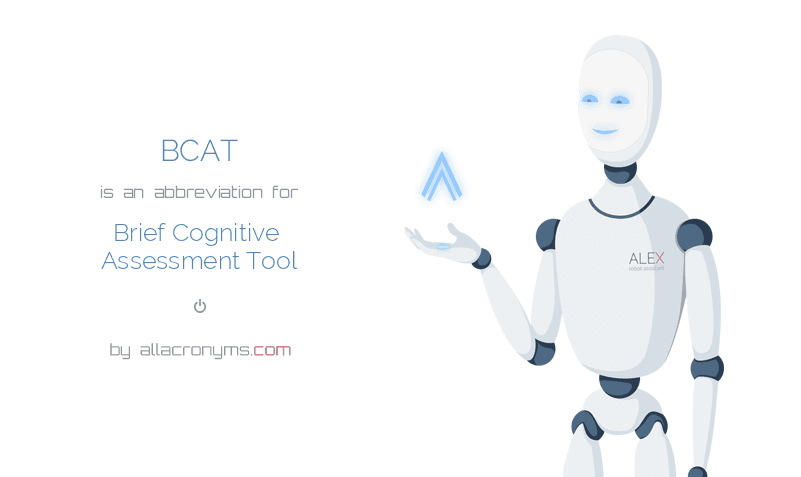 BCAT Brief Cognitive Assessment Tool