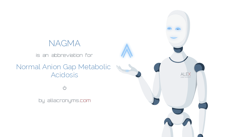 NAGMA Normal Anion Gap Metabolic Acidosis