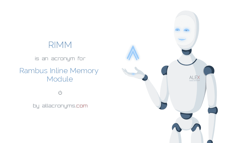 Rimm Rambus Inline Memory Module