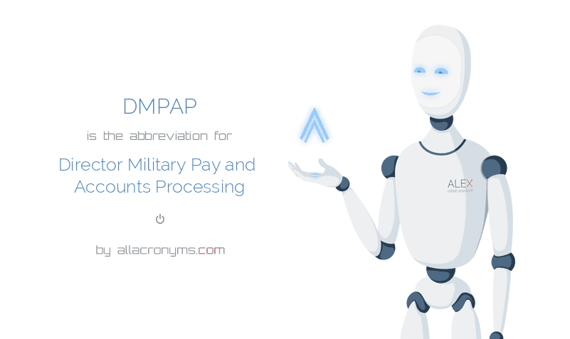 Director Military Pay And Accounts Processing