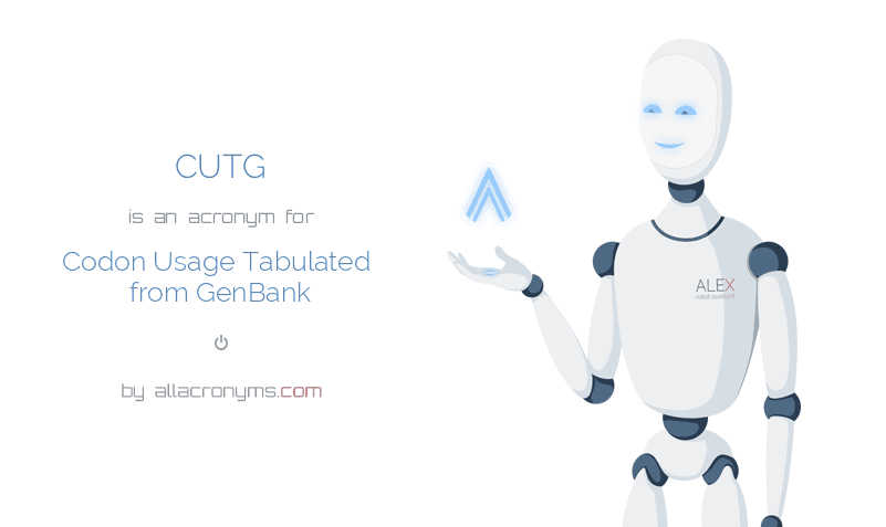 Cutg Codon Usage Tabulated From Genbank