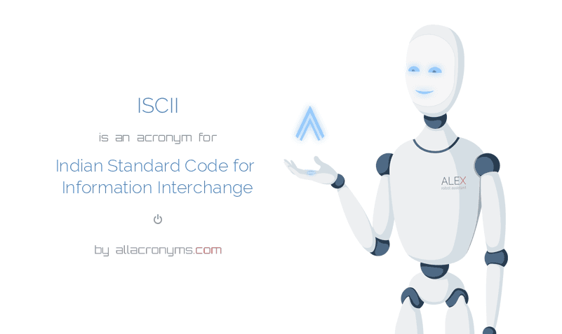 iscii-indian-standard-code-for-information-interchange